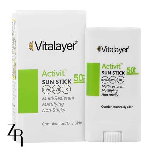 ضدآفتاب استیکی اکتیویت ویتالیر با SPF 50