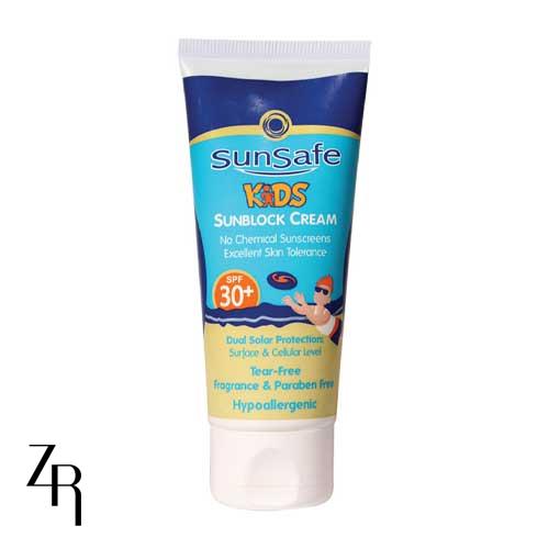 کرم ضد آفتاب کودکان + 30 SPF سان سیف