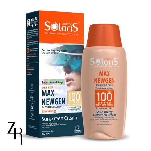 ضد آفتاب سولار آلرژی مکس نیوژن ( بژ طبیعی ) SPF100 آردن سولاریس