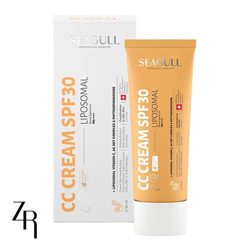 کرم رنگی متعادل کننده چربی پوست SPF30 سی گل