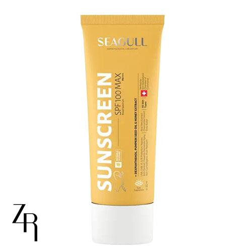 کرم ضد آفتاب SPF 100 بی رنگ سی گل