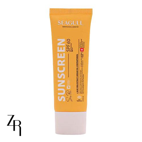 کرم ضد آفتاب بی رنگ SPF60 سی گل