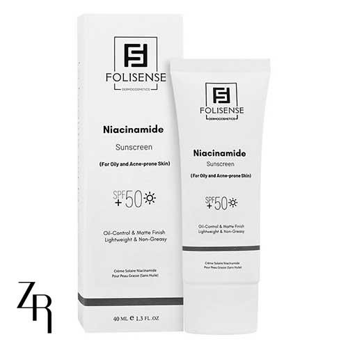 کرم ضد آفتاب نیاسینامید فولیسنس با SPF50
