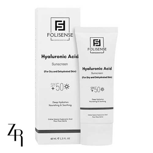 کرم ضد آفتاب هیالورونیک اسید فولیسنس با SPF50