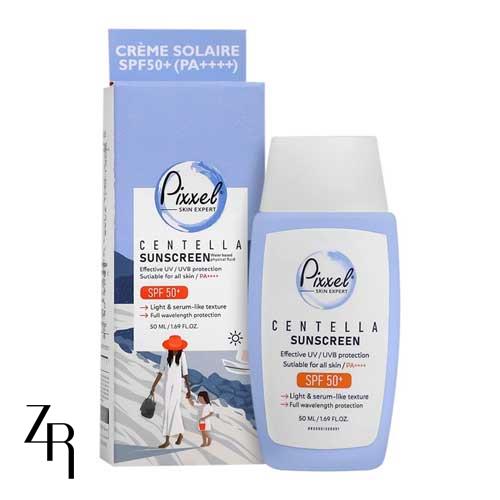 کرم ضد آفتاب بی رنگ سنتلا پیکسل با SPF50