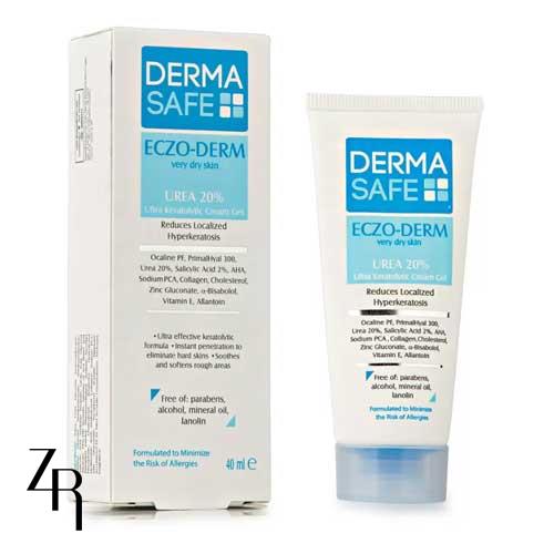 کرم ژل مرطوب کننده و التیام بخش ECZO-DERM درماسیف