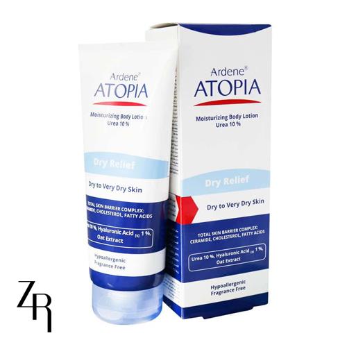 لوسیون مرطوب کننده قوی بدن حاوی 10% اوره درای ریلیف آردن اتوپیا