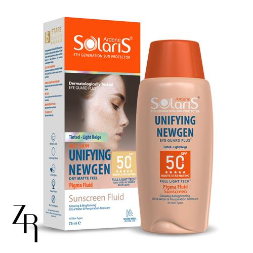 ضدآفتاب ضد لک رنگی یونی فایینگ + 50 SPF آردن سولاریس