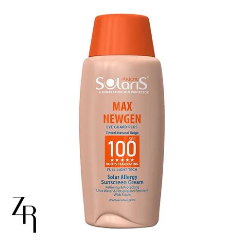 ضد آفتاب سولار آلرژی مکس نیوژن ( بژ طبیعی ) SPF100 آردن سولاریس
