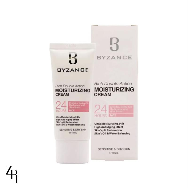 کرم آبرسان بیزانس مدل 01 مناسب پوست های خشک و حساس