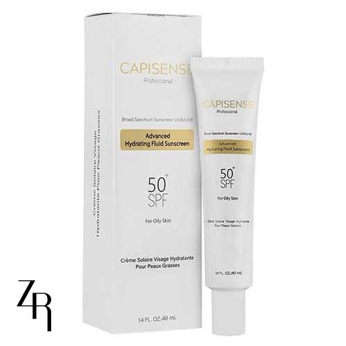 فلویید ضد آفتاب و آبرسان پوست چرب و مختلط کپیسنس با SPF50