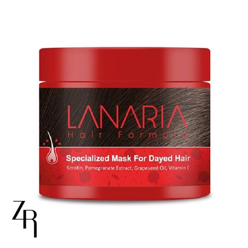 ماسک موهای رنگ شده و آسیب دیده لاناریا