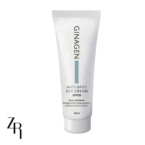 کرم ضد لک روز ژیناژن جوان ساز و ضد آفتاب 50 SPF