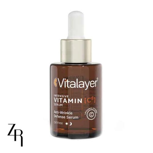 سرم شفاف کننده و شاداب کننده صورت ویتامین C ویتالیر