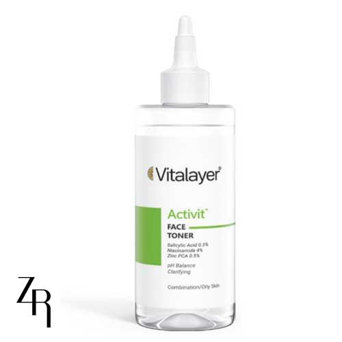 تونر پاک کننده صورت اکتی ویت ویتالیر
