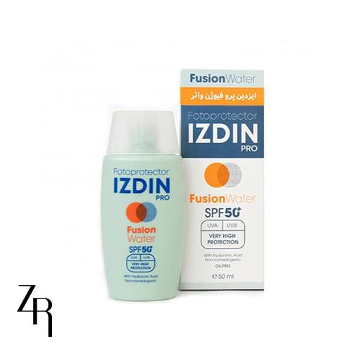 کرم ضد آفتاب فیوژن واتر با +SPF 50 ایزدین پرو