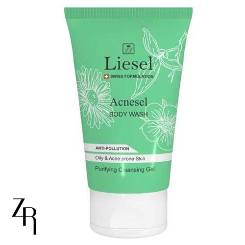 ژل شستشوی بدن پوست چرب آکنه لایسل
