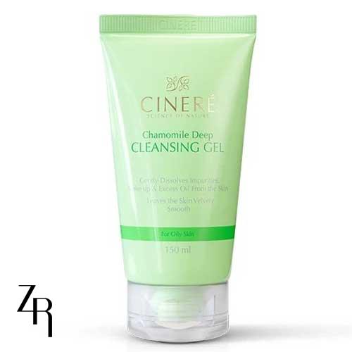 ژل پاک کننده پوست صورت مخصوص پوست های چرب سینره