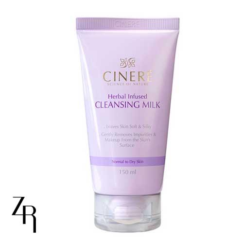 پاک کننده پوست صورت مخصوص پوست های معمولی تا خشک (شیر پاک کن) سینره