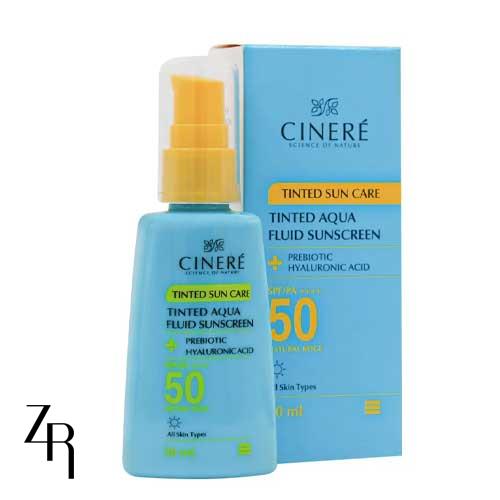 ضد آفتاب فلوئيد رنگی با 50 SPF سینره