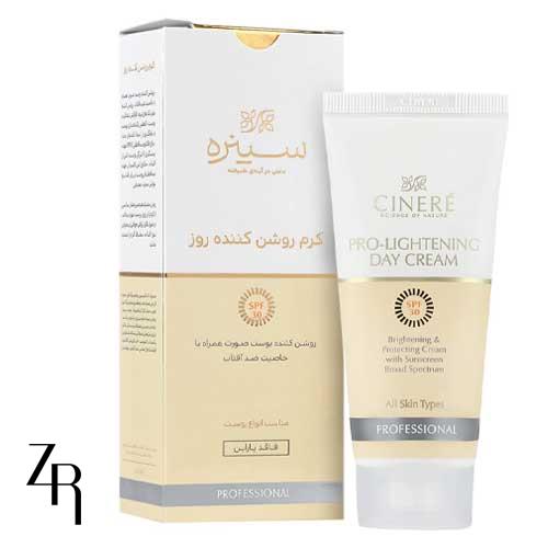 کرم روشن کننده روز با SPF 30 سینره