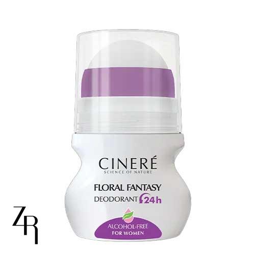 دئودورانت زنانه بدون الکل با رایحه Floral Fantasy سینره