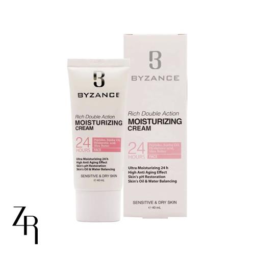 کرم آبرسان بیزانس مناسب پوست های خشک و حساس