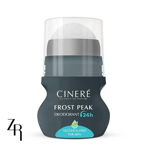دئودورانت مردانه بدون الکل با رایحه Frost Peak سینره 
