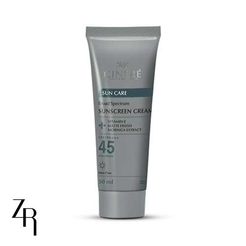 کرم ضد آفتاب با SPF 45 مخصوص آقایان سینره