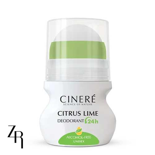 دئودورانت بدون الکل با رایحه Citrus Lime سینره