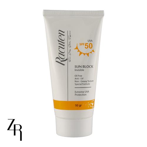 کرم ضد آفتاب بی رنگ راکوتن با SPF50