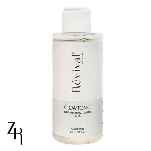 محلول پاک کننده و روشن کننده حاوی AHA (تونیک AHA) رویوال