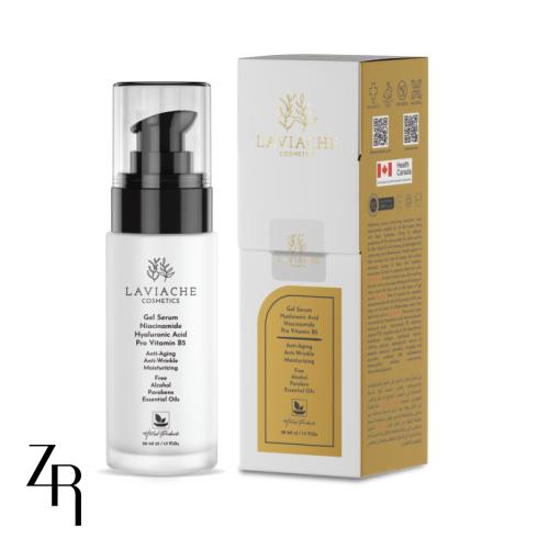 سرم ژل آبرسان حاوی هیالورونیک اسید نیاسین آمید مناسب انواع پوست لاویاچه